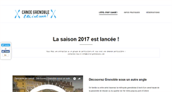 Desktop Screenshot of canoe-grenoble.com