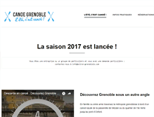 Tablet Screenshot of canoe-grenoble.com